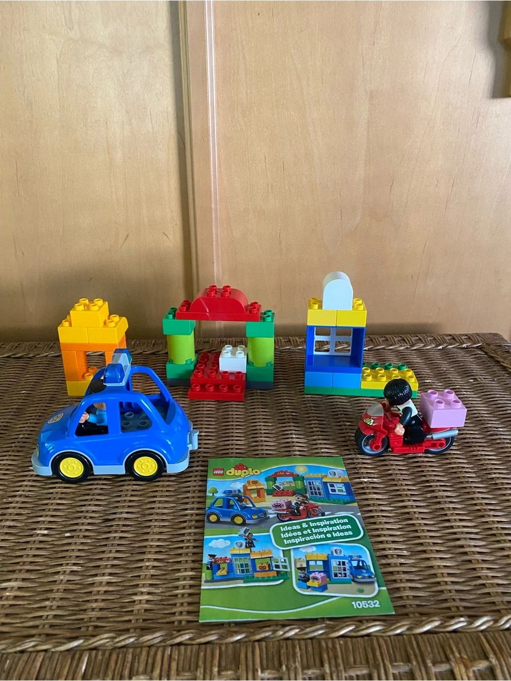 LEGO Duplo 10532 My First Police Set Incomplete w/ Instruction Manual